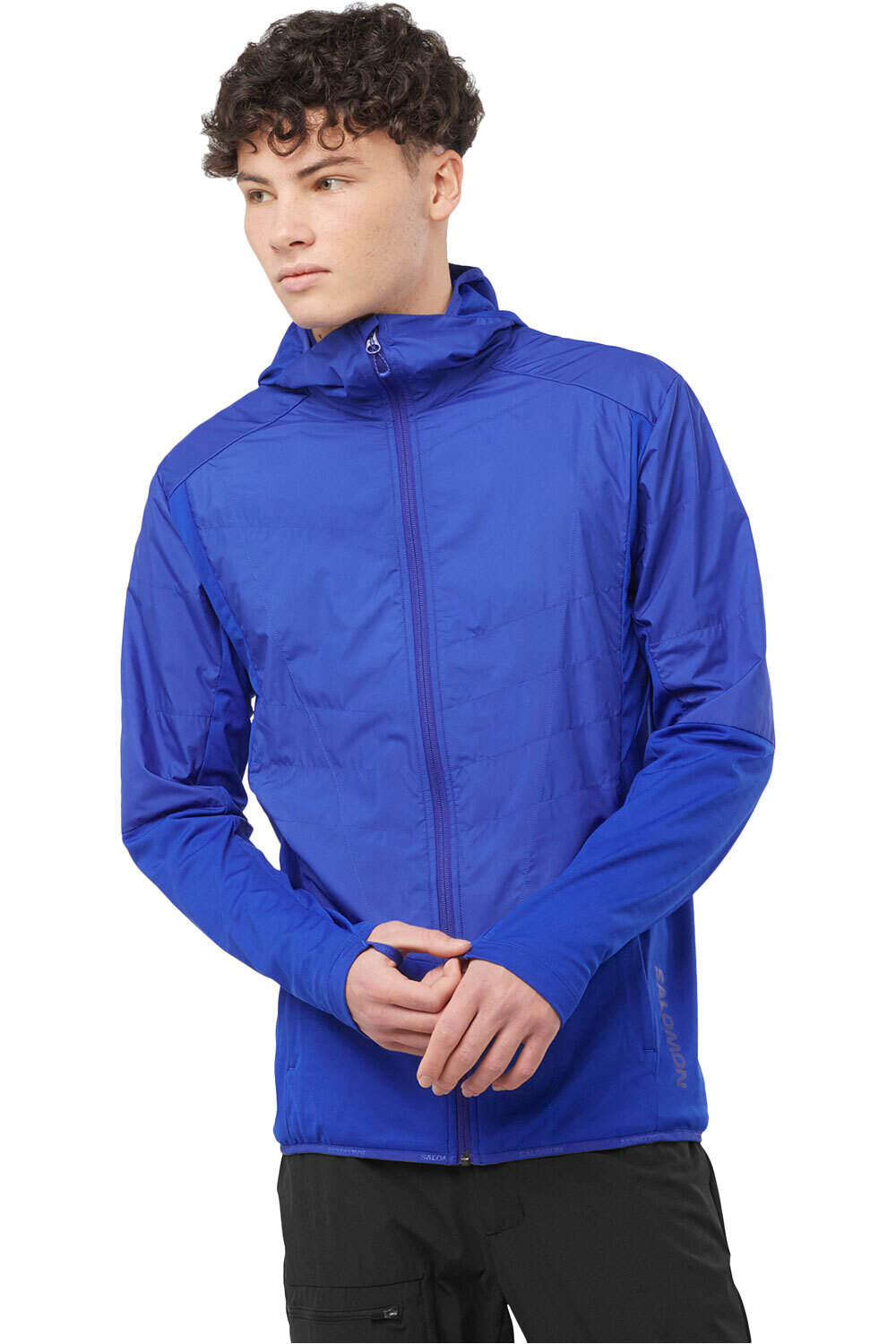 Salomon forro polar hombre OUTLINE AS HYBRID MID M vista frontal