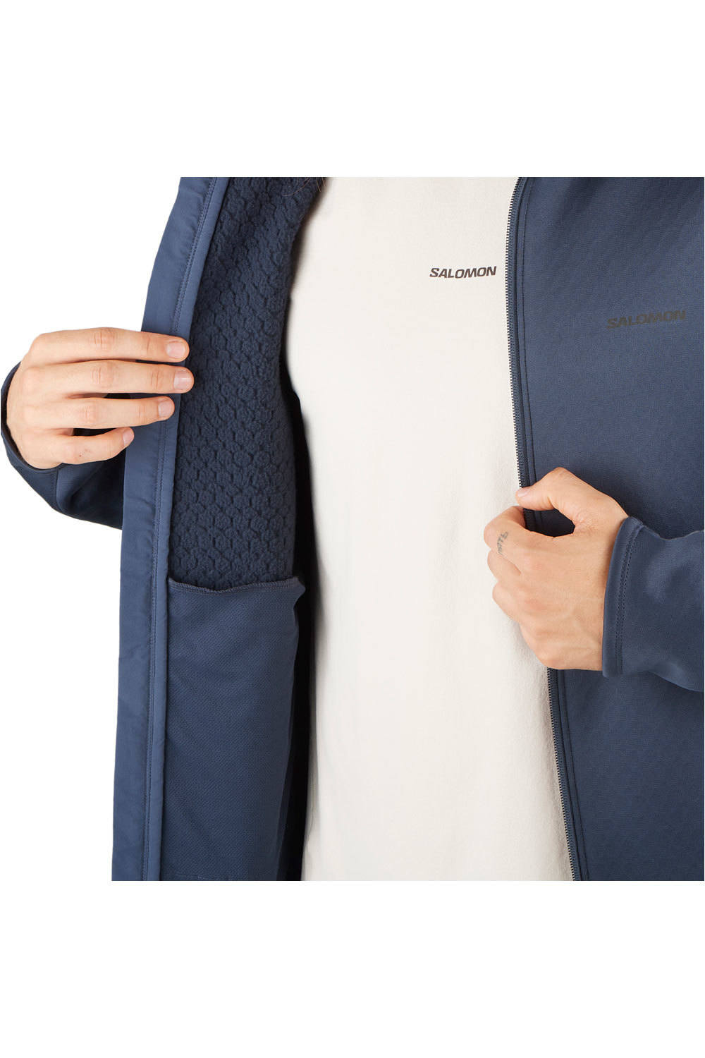 Salomon forro polar hombre OUTLINE WARM FZ M 04