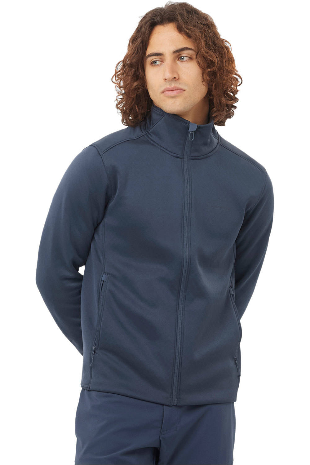 Salomon forro polar hombre OUTLINE WARM FZ M vista frontal