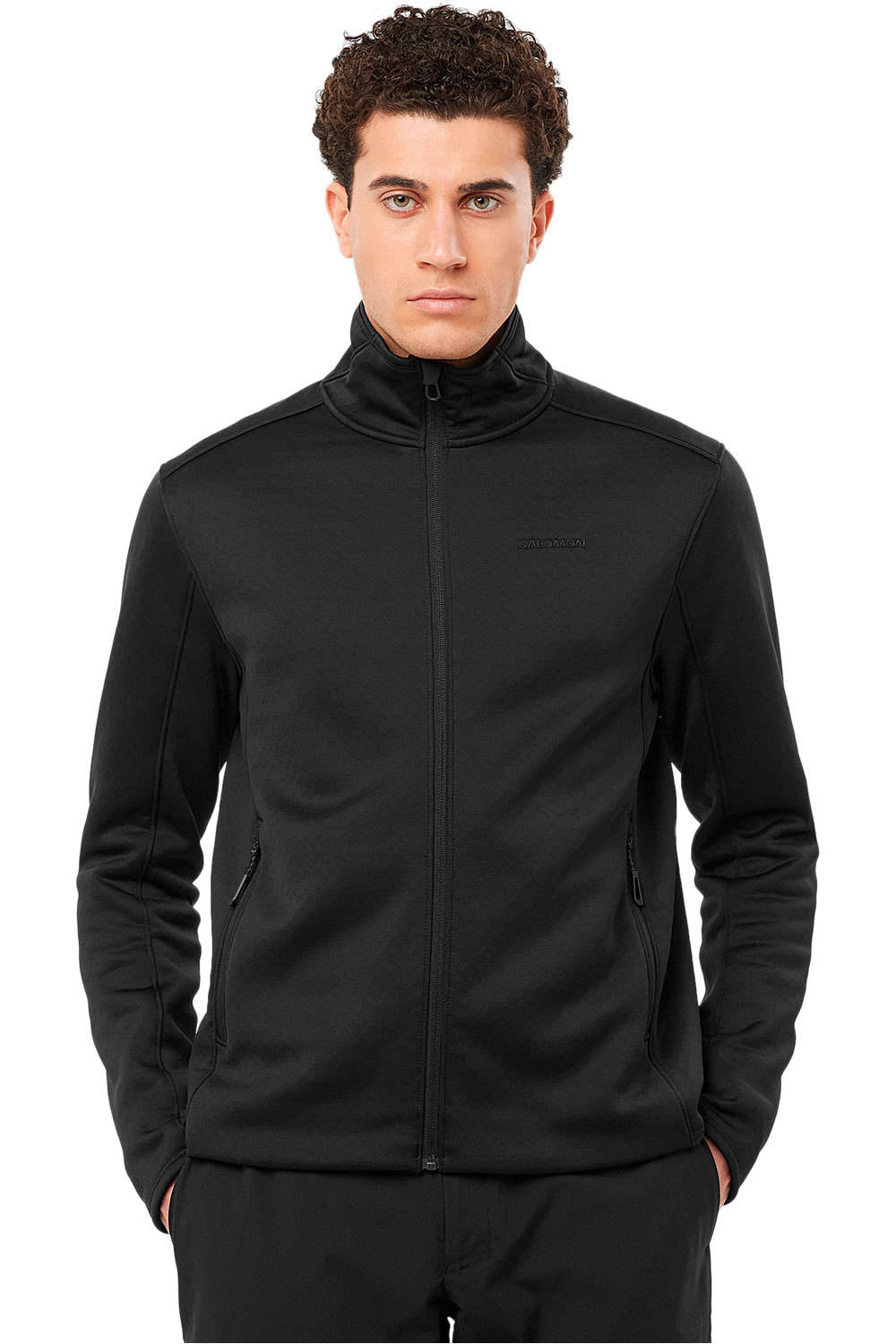 Salomon forro polar hombre OUTLINE WARM FZ M vista frontal