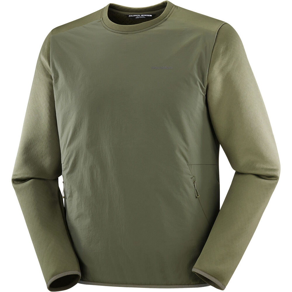 Salomon forro polar hombre OUTLINE WARM HYBRID CN M vista detalle