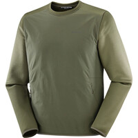 Salomon forro polar hombre OUTLINE WARM HYBRID CN M vista detalle