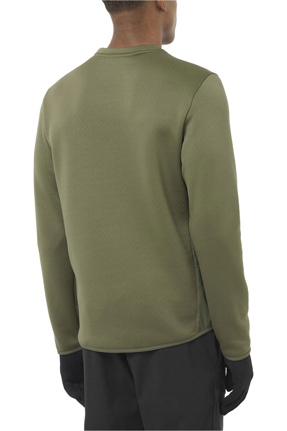 Salomon forro polar hombre OUTLINE WARM HYBRID CN M vista trasera