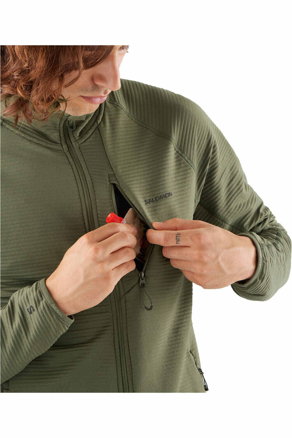 Salomon forro polar hombre SNTIAL LIGHTWARM FZ M 05