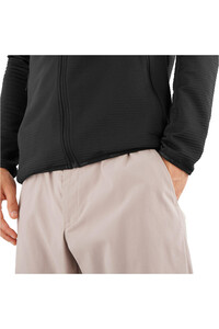 Salomon forro polar hombre SNTIAL LIGHTWARM FZ M vista detalle