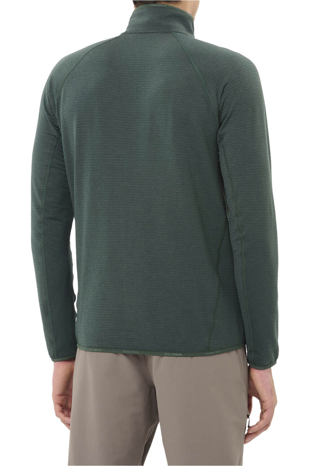 Salomon forro polar hombre SNTIAL LIGHTWARM FZ M vista trasera