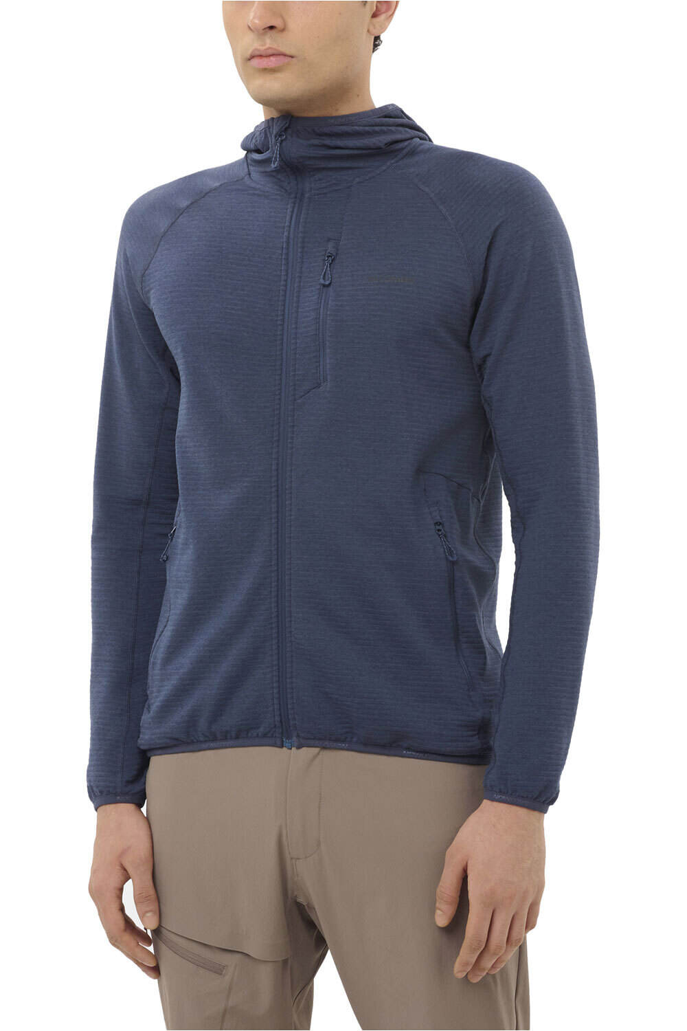 Salomon forro polar hombre SNTIAL LIGHTWARM HD M vista frontal