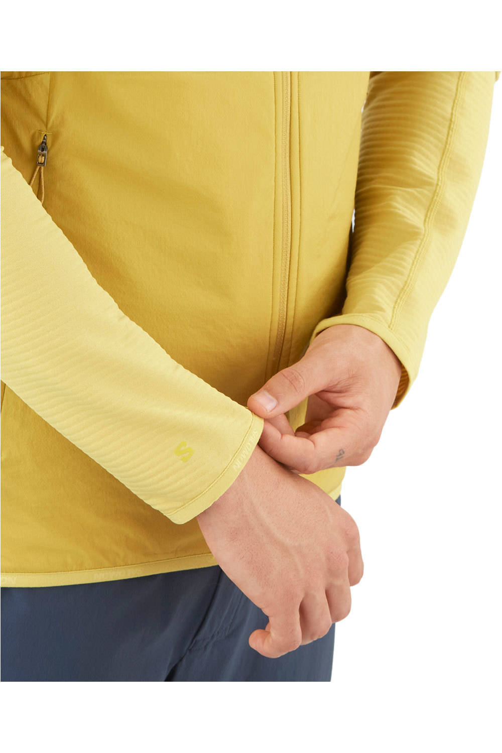 Salomon forro polar hombre SNTIAL LIGHTWARM HYBRID M 03