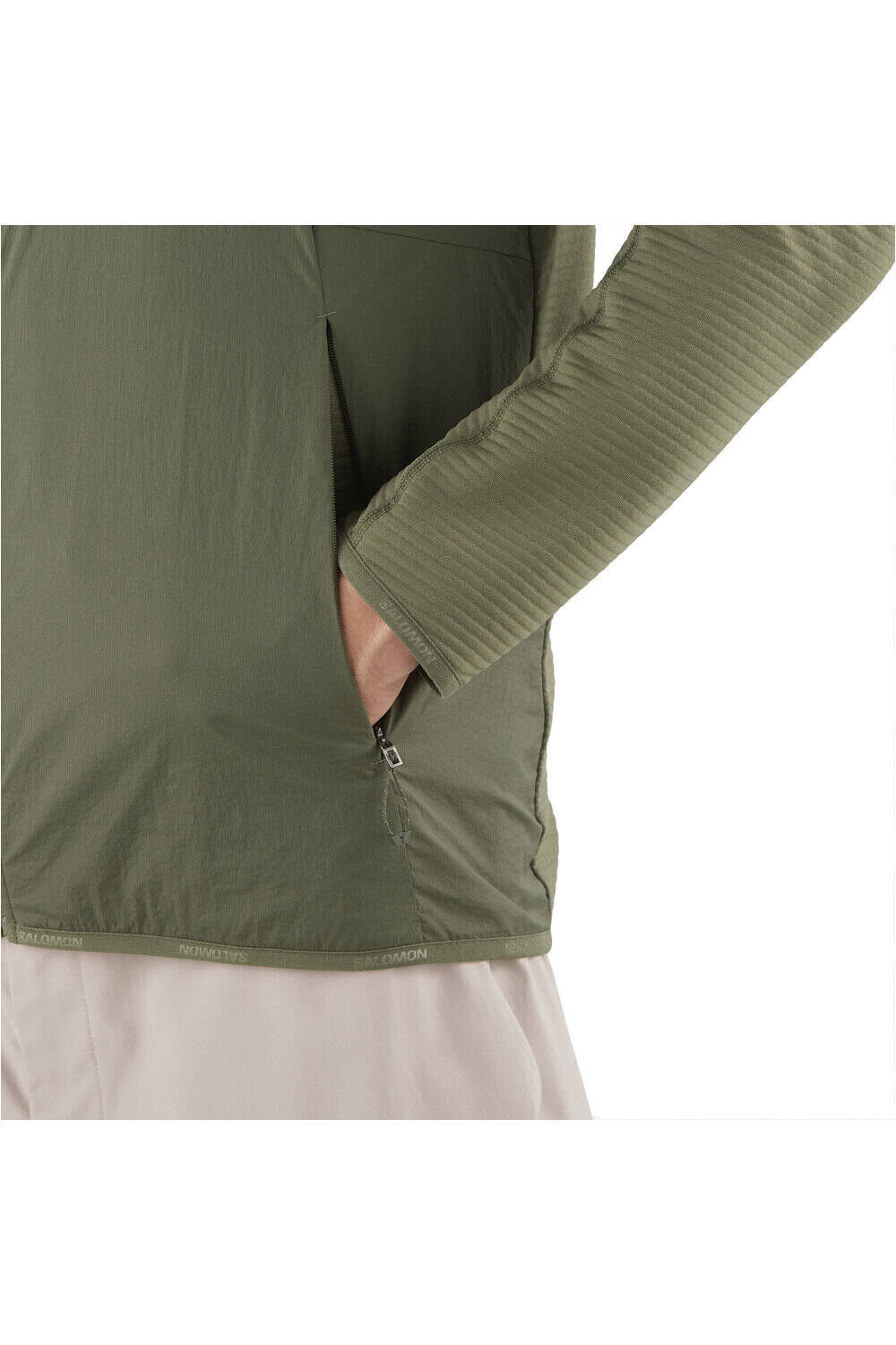 Salomon forro polar hombre SNTIAL LIGHTWARM HYBRID M 04