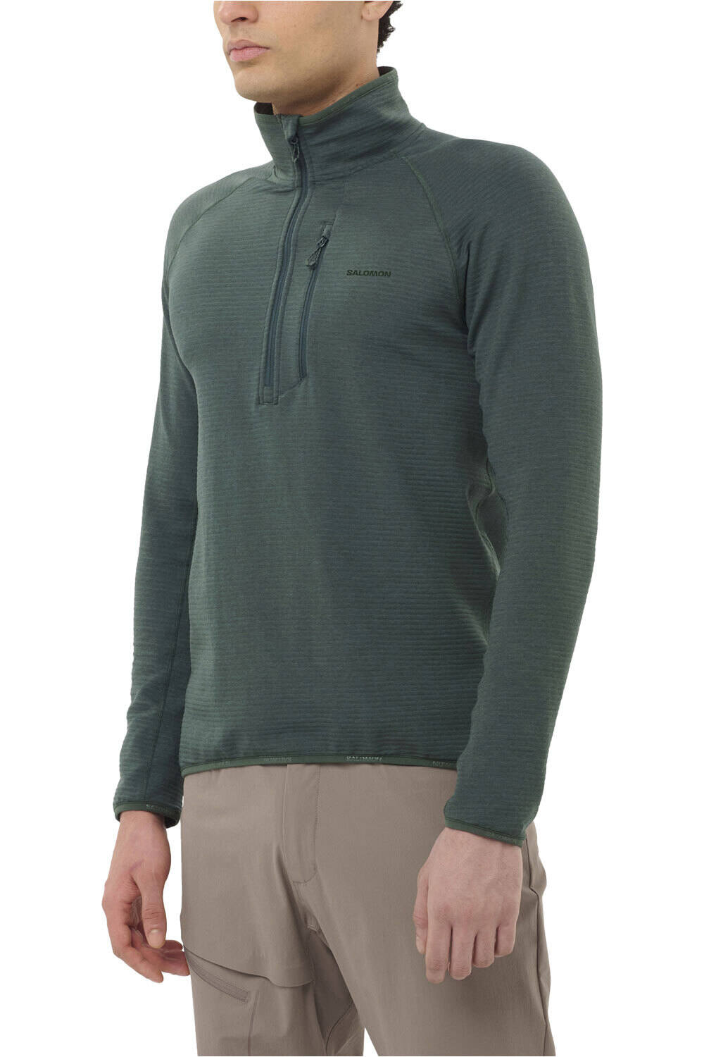 Salomon forro polar hombre SNTIAL LIGHTWARM HZ M vista frontal