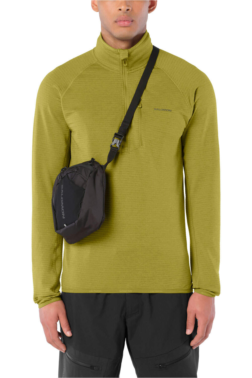 Salomon forro polar hombre SNTIAL LIGHTWARM HZ M vista frontal