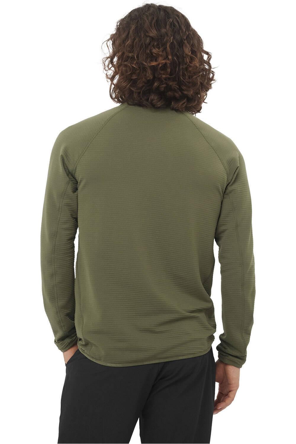 Salomon forro polar hombre SNTIAL LIGHTWARM HZ M vista trasera