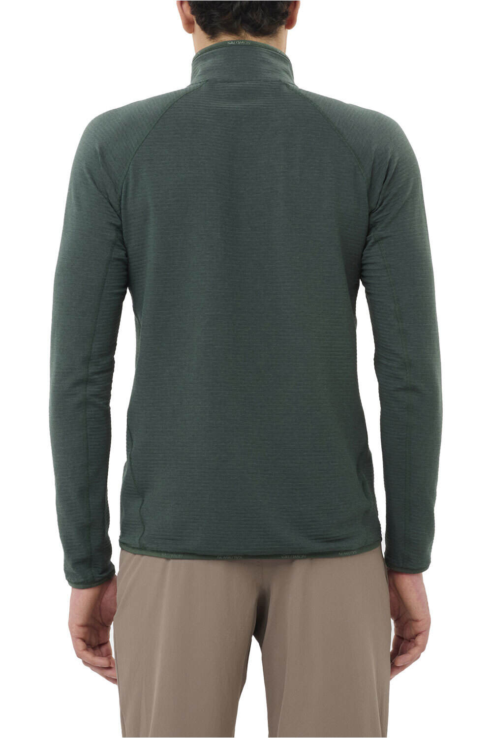 Salomon forro polar hombre SNTIAL LIGHTWARM HZ M vista trasera