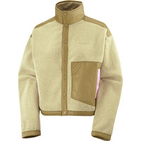 Salomon forro polar mujer CHROMA FLEECE CARDIGAN W vista detalle