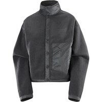 Salomon forro polar mujer CHROMA FLEECE CARDIGAN W vista detalle