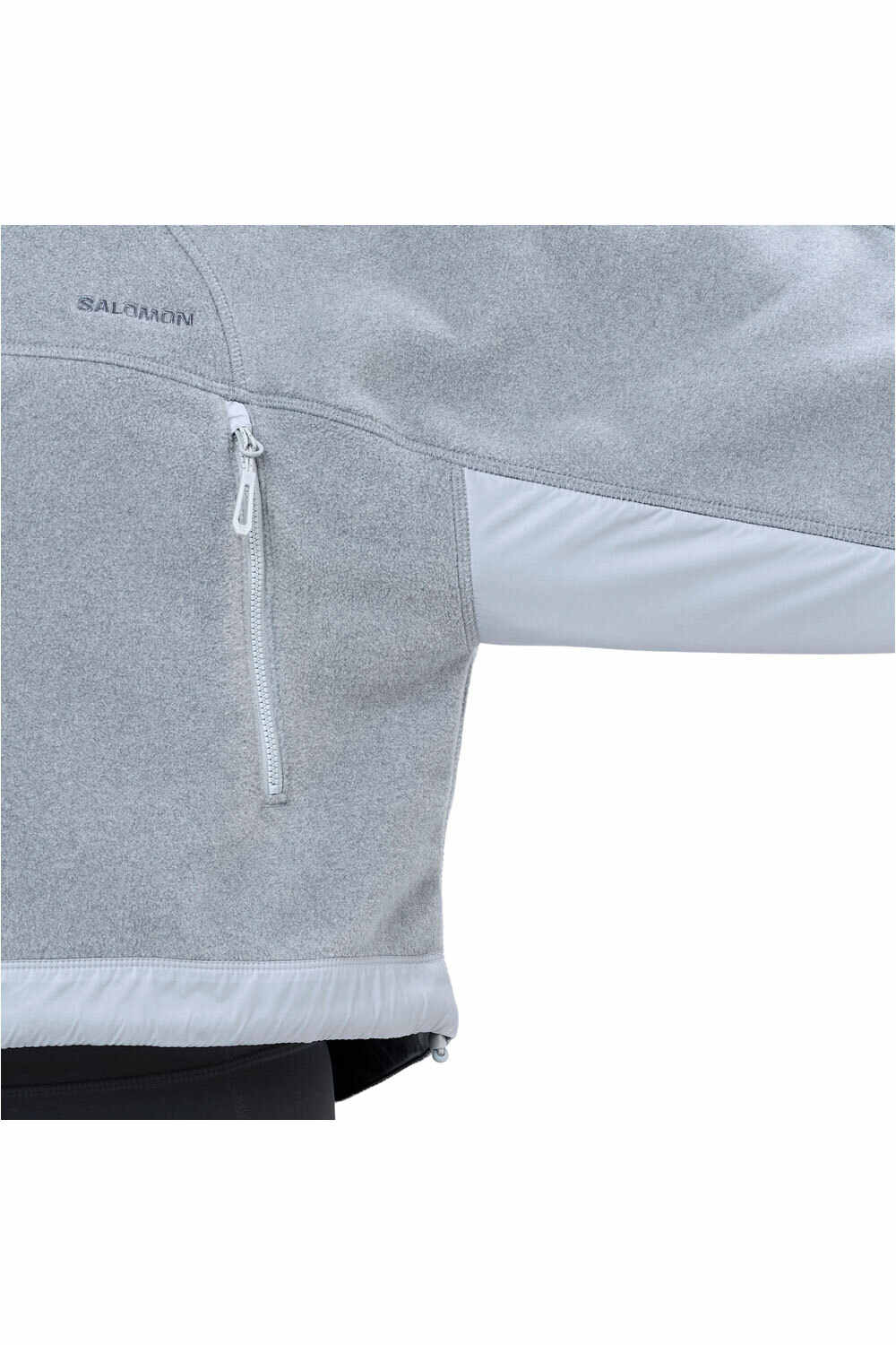 Salomon forro polar mujer CHROMA FLEECE CROP HZ W 03