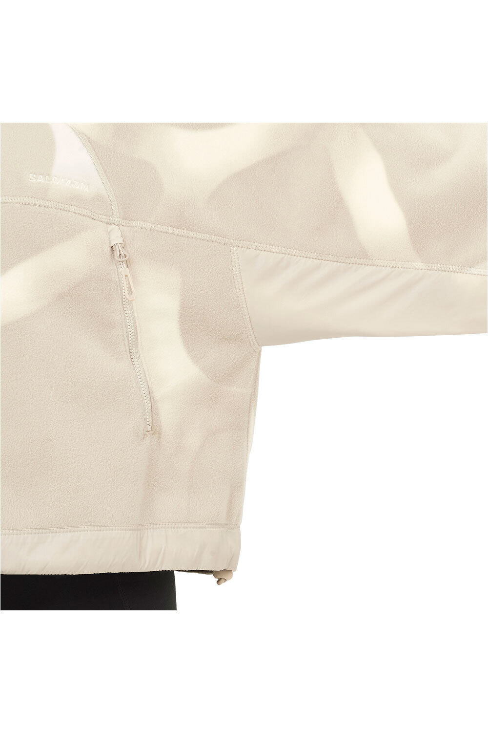 Salomon forro polar mujer CHROMA FLEECE CROP HZ W 03