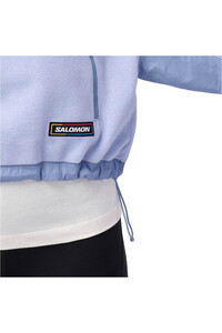 Salomon forro polar mujer CHROMA FLEECE CROP HZ W 04