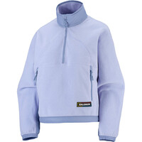 Salomon forro polar mujer CHROMA FLEECE CROP HZ W 05