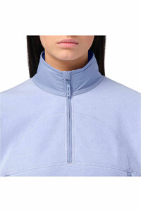 Salomon forro polar mujer CHROMA FLEECE CROP HZ W vista detalle