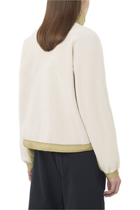 Salomon forro polar mujer CHROMA FLEECE CROP HZ W vista trasera