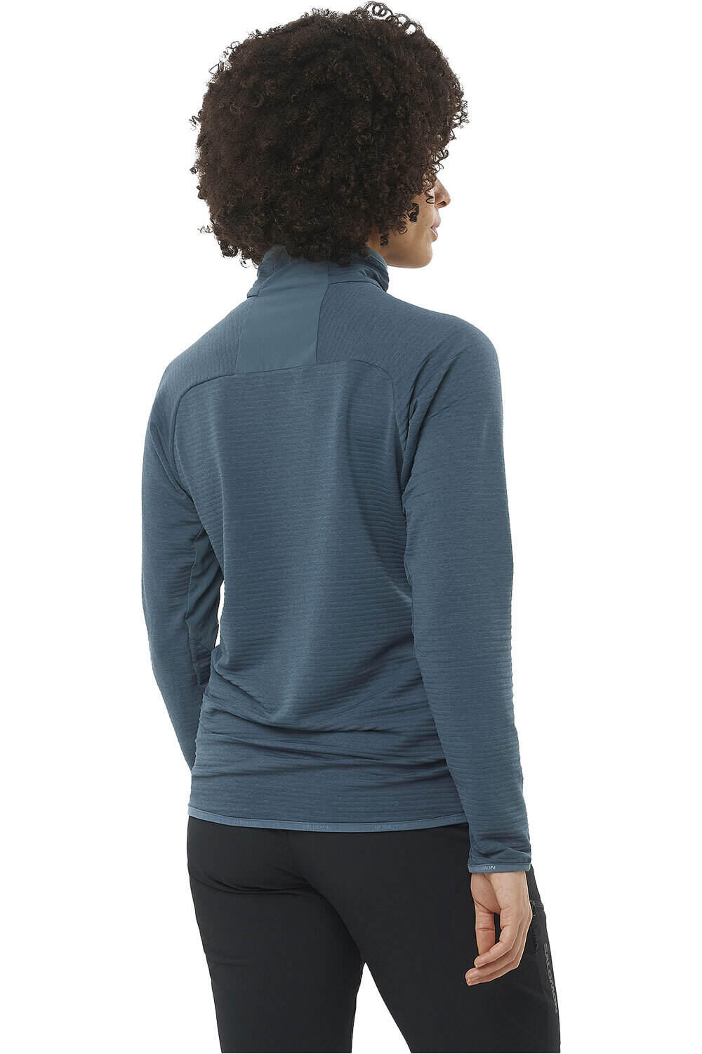 Salomon forro polar mujer ESSENTIAL LTWARM HZ W vista trasera