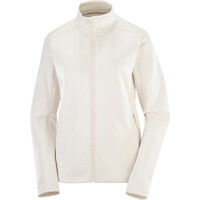 Salomon forro polar mujer OUTLINE WARM FLEECE FZ W vista detalle