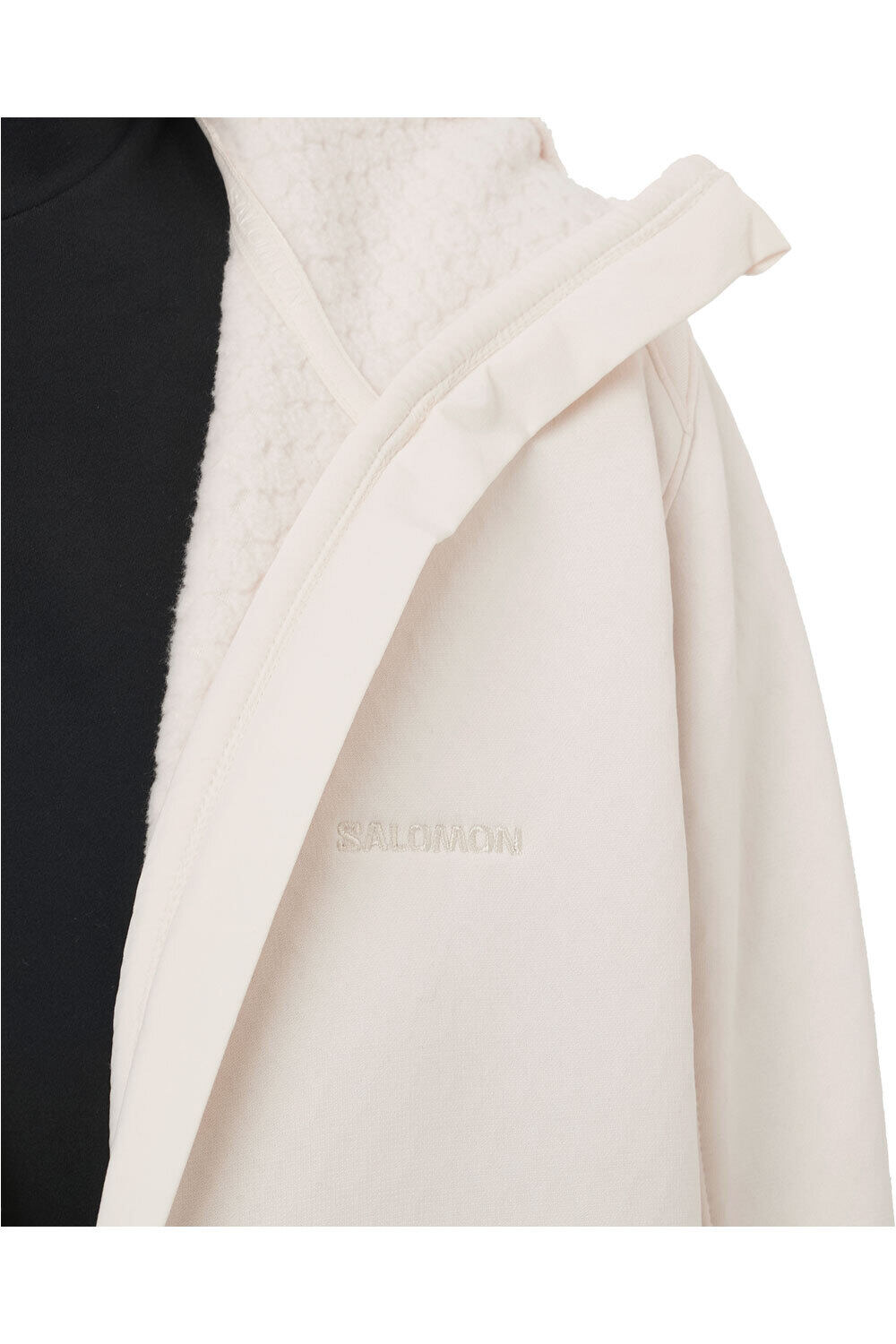 Salomon forro polar mujer OUTLINE WARM FLEECE HD W vista detalle