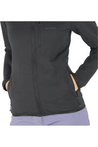 Salomon forro polar mujer SNTIAL LIGHTWARM FZ W 03