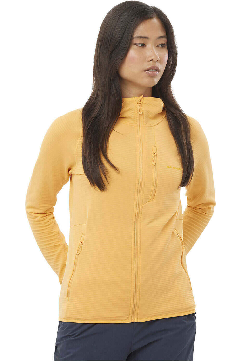 Salomon forro polar mujer SNTIAL LIGHTWARM HD W vista frontal