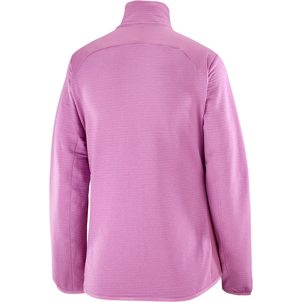 Salomon forro polar mujer SNTIAL LIGHTWARM HYBRID W 06