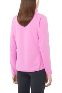 Salomon forro polar mujer SNTIAL LIGHTWARM HYBRID W vista trasera