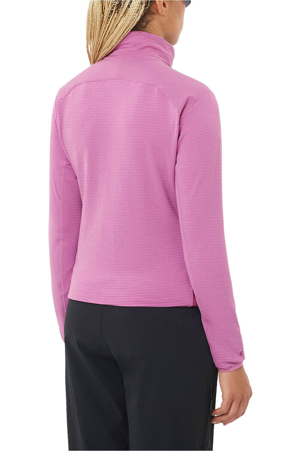 Salomon forro polar mujer SNTIAL LIGHTWARM HYBRID W vista trasera