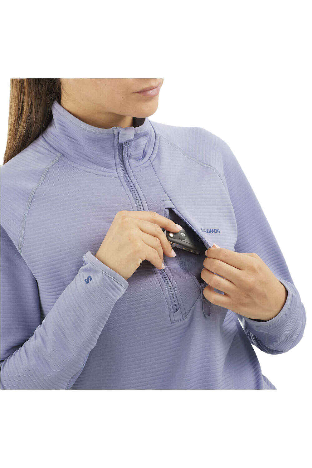 Salomon forro polar mujer SNTIAL LIGHTWARM HZ W 03