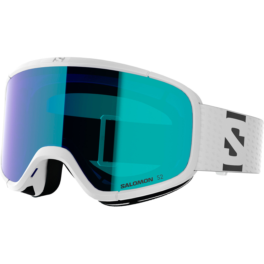 Salomon gafas ventisca GOGGLES AKSIUM 2.0 WHITE/Mid Blue vista frontal