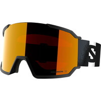 Salomon gafas ventisca GOGGLES S/VIEW 3 BLACK/Mid Red vista frontal