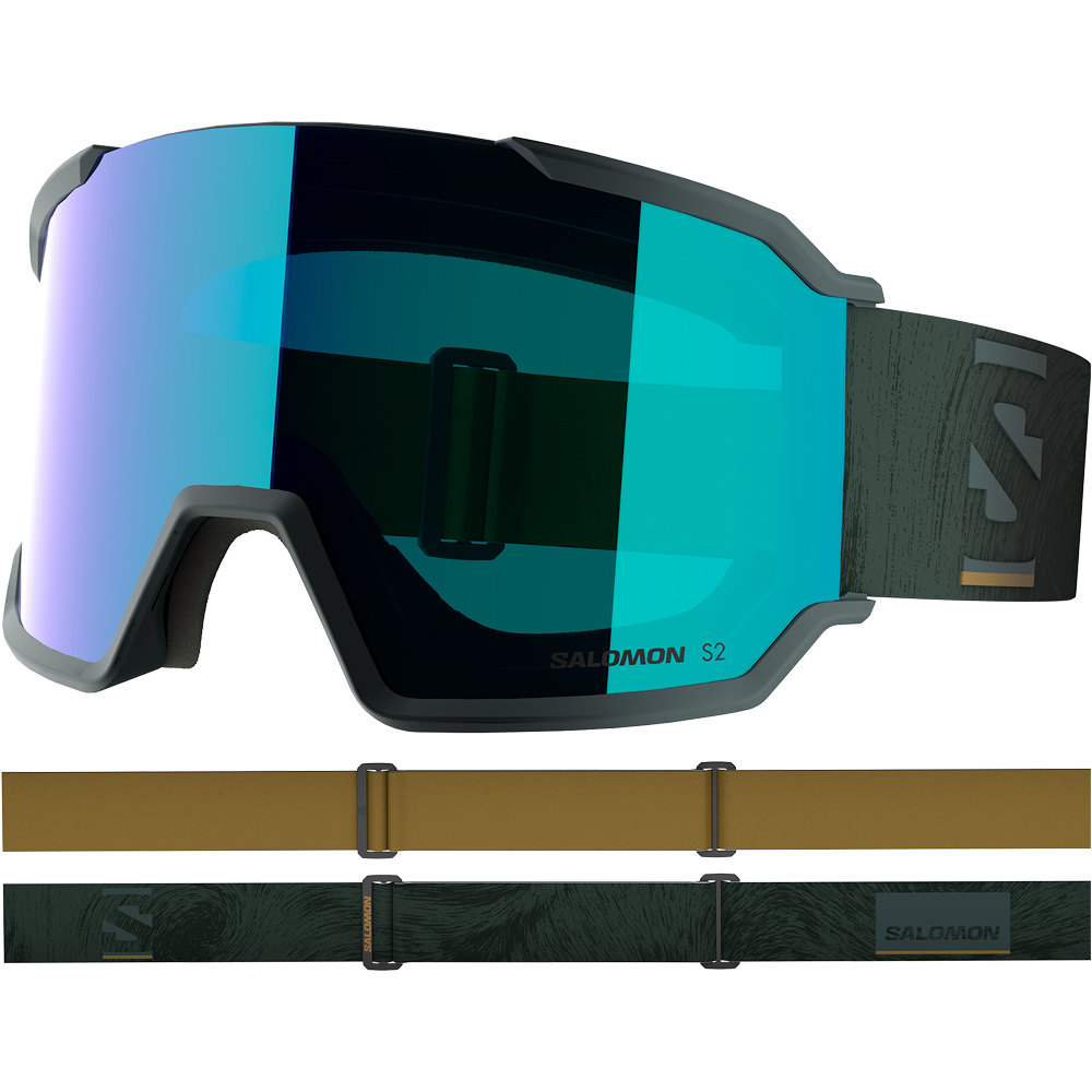 Salomon gafas ventisca GOGGLES S/VIEW 3 GREEN GABLES/Mid Blue 04