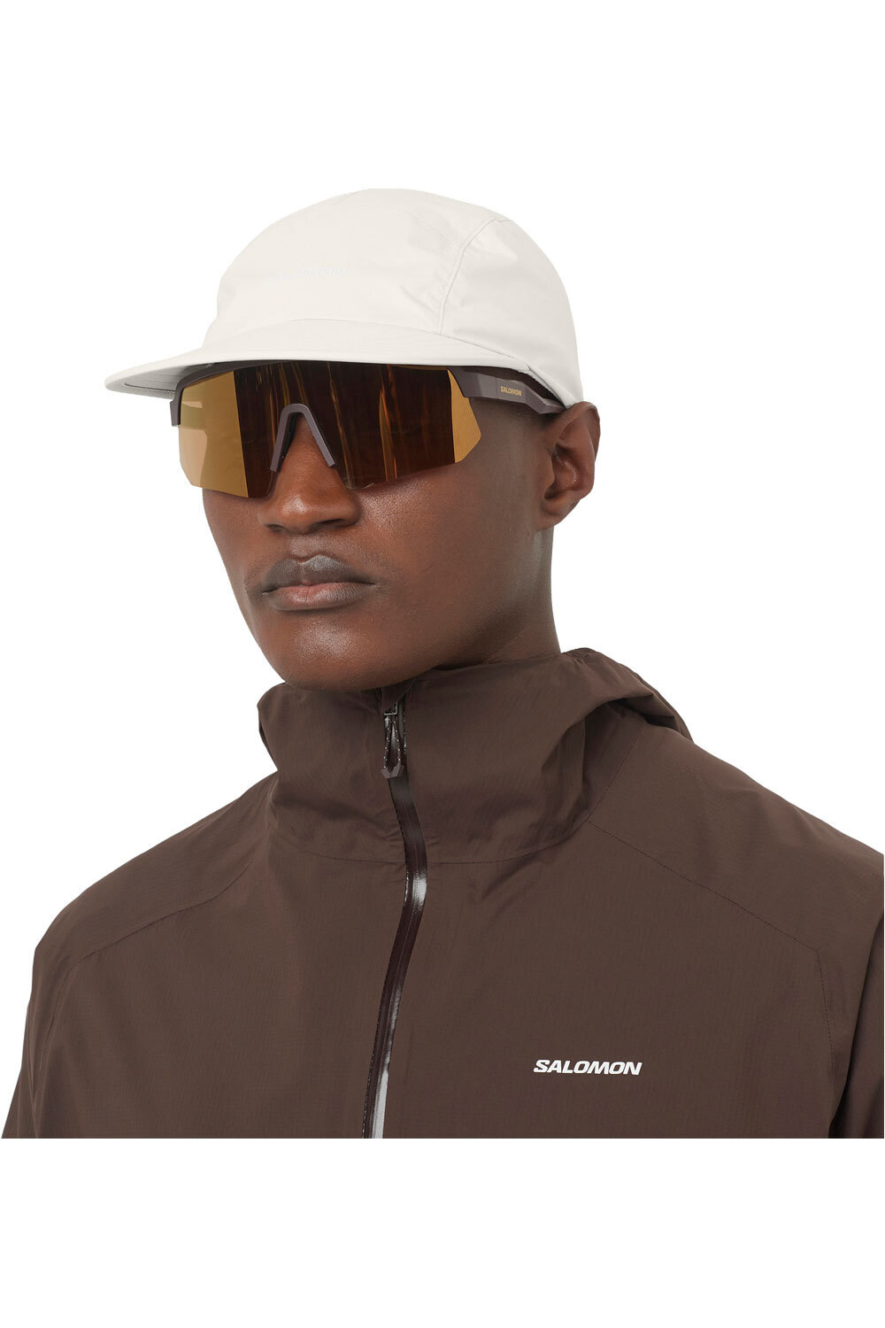 Salomon gorra running BONATTI PRO WP 5P CAP U vista frontal