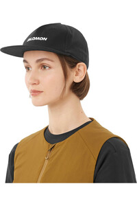 Salomon gorra running LOGO FLAT CAP 01