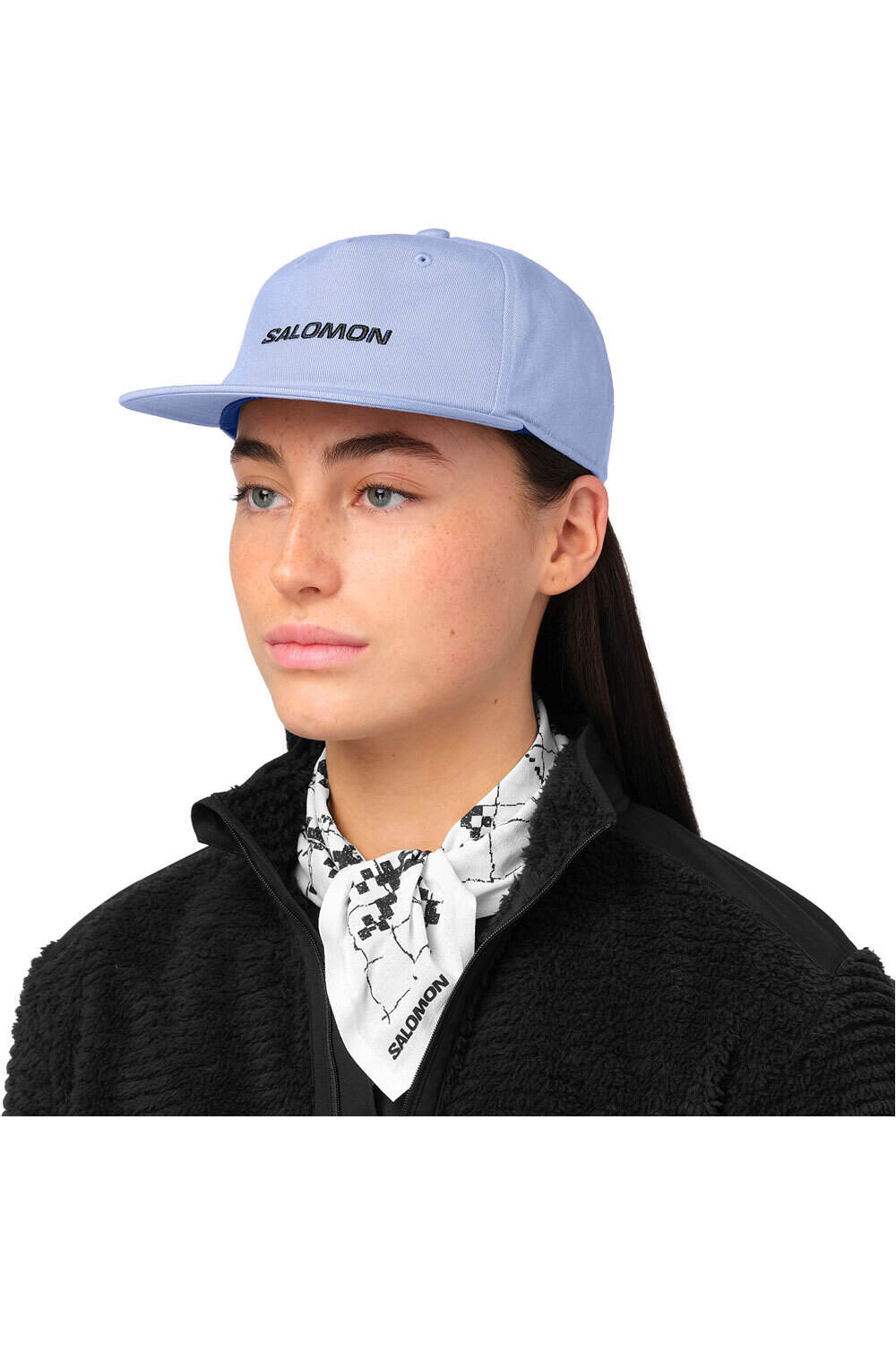 Salomon gorra running LOGO FLAT CAP 02
