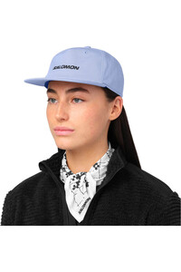 Salomon gorra running LOGO FLAT CAP 02