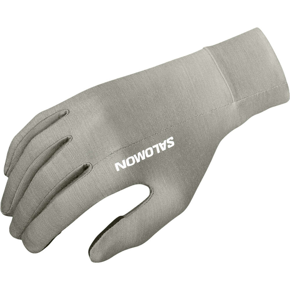 Salomon guantes montaña MERINO GLOVES U vista frontal