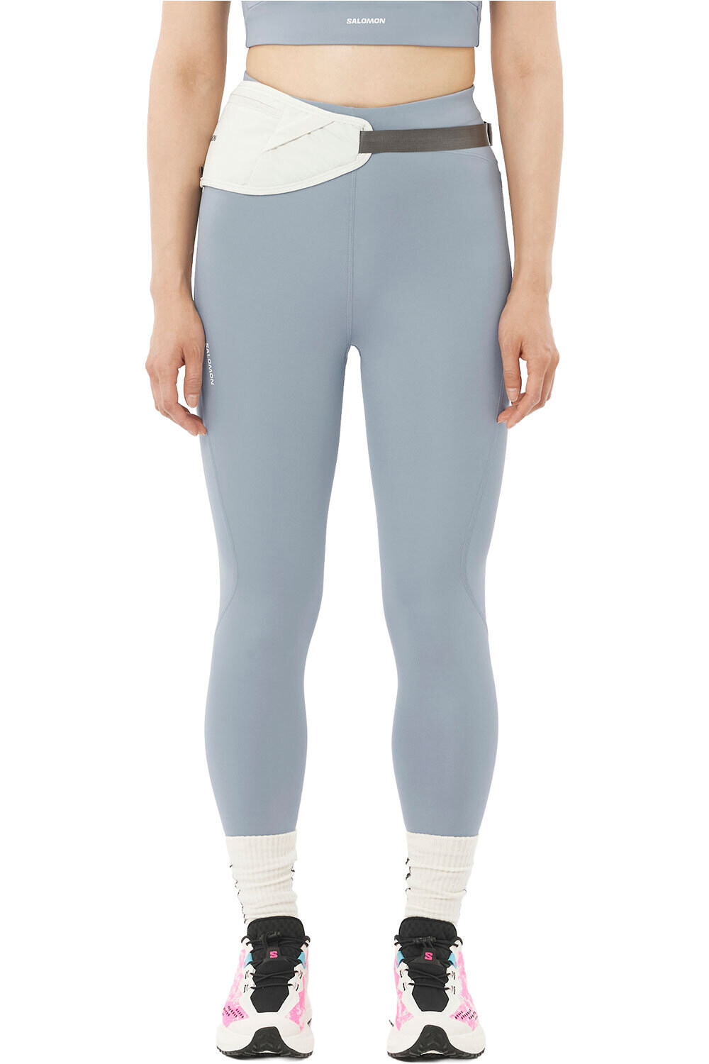 Salomon malla larga mujer SHKout CORE TIGHTS W vista frontal