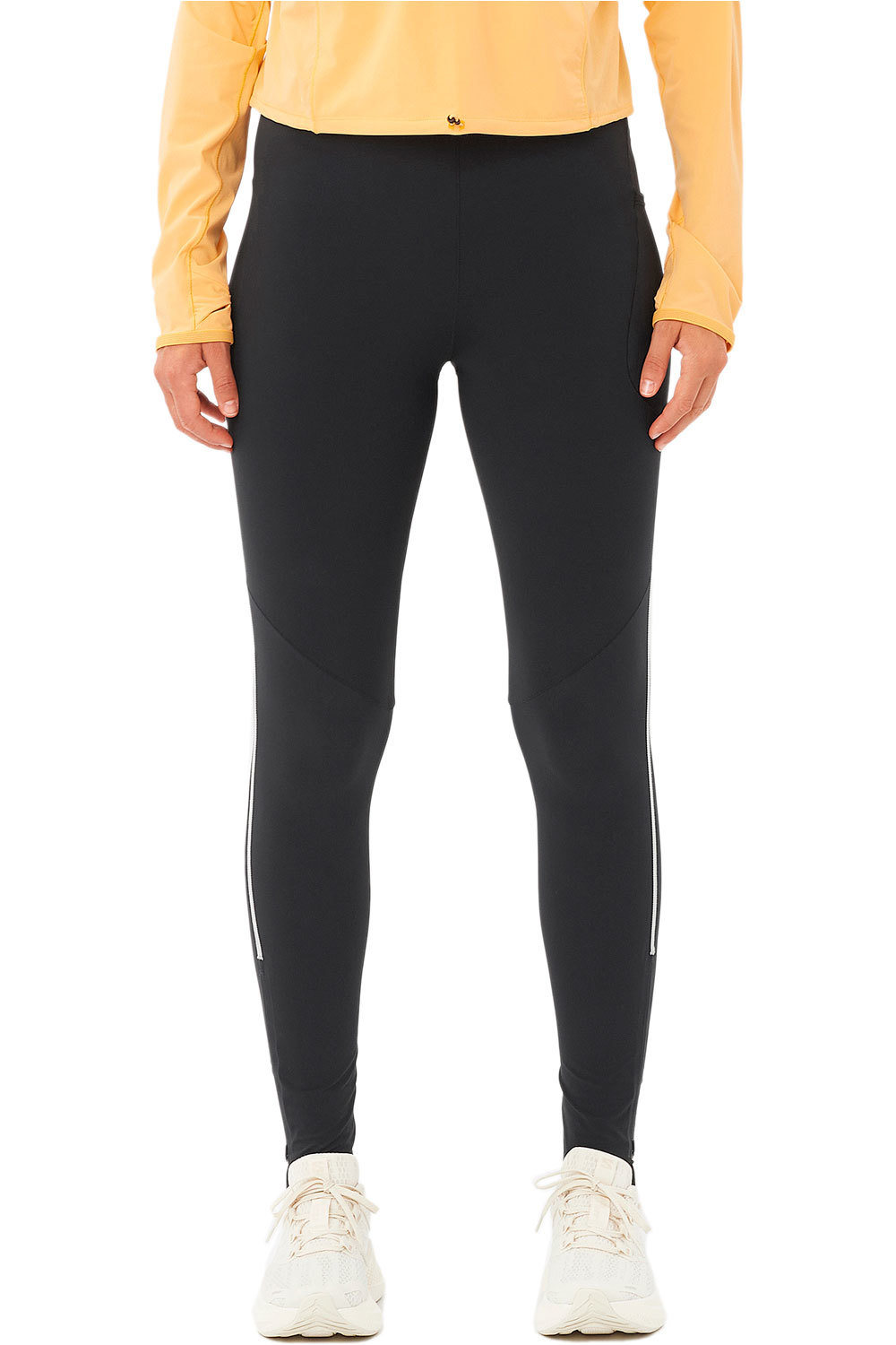 Salomon malla larga running mujer SENSE STOW TIGHTS W vista frontal