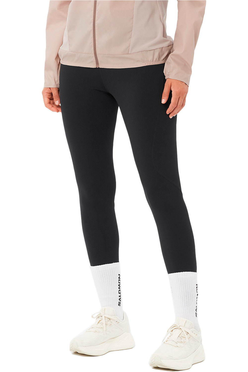 Salomon malla larga running mujer SHKout CORE TIGHTS 28 W vista frontal
