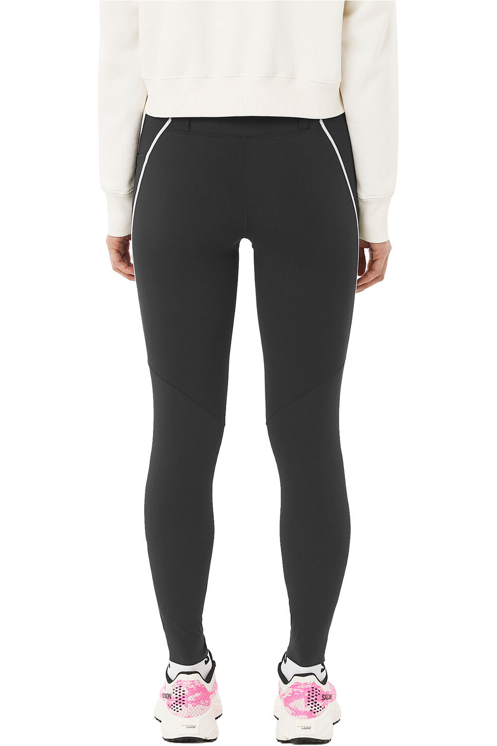 Salomon mallas trail running cortas mujer SENSE STOW TIGHTS W vista trasera