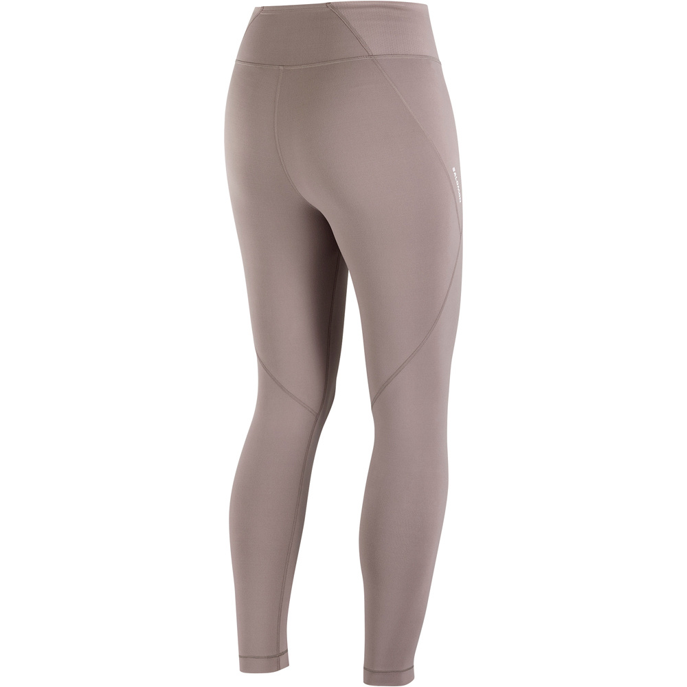 Salomon mallas trail running largas mujer SHKout BLISS TIGHTS W vista trasera