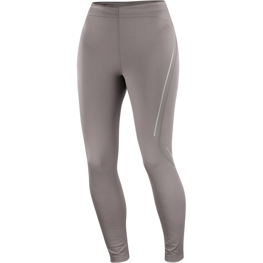 Salomon mallas trail running largas mujer SHKout CORE STLR TG 28 W vista detalle