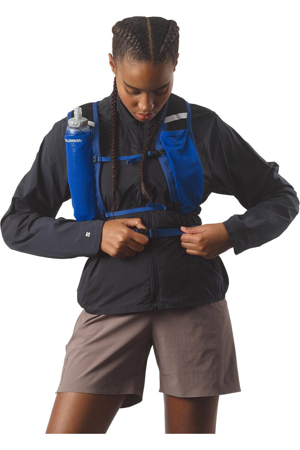 Salomon mochila montaña CROSS 12 vista frontal