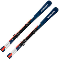 Salomon pack esquí y fijacion SKI SET E S/MAX 6 XT + M10 GW L80 Si vista frontal